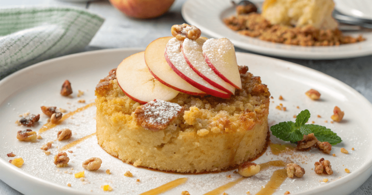 Crumble di mele e pandoro