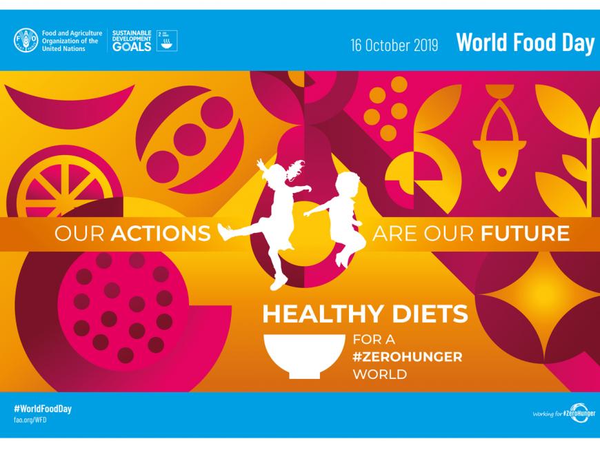 #famezero. Oggi 16 ottobre è la Giornata Mondiale dell’Alimentazione