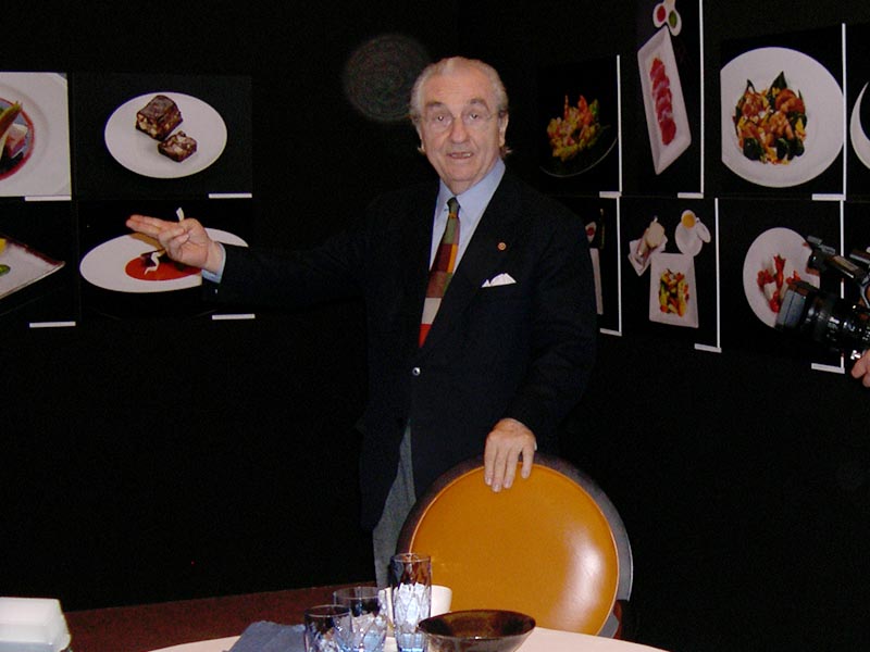 Gualtiero Marchesi in mostra al Castello Sforzesco di Milano, 2010