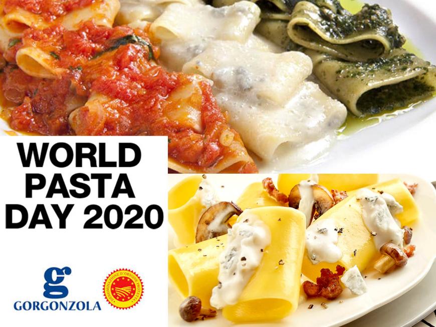 Il 25 ottobre è il World Pasta Day e il consorzio Gorgonzola DOP lo festeggia regalandoci due squisite ricette