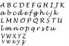 Lettere alfabeto per scritte con ghiaccia