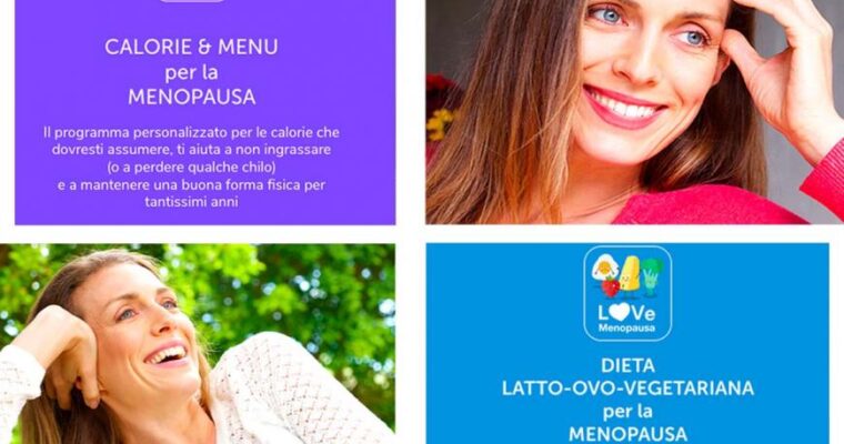 Menopausa? Due programmi alimentari personalizzabili sono ora online e gratis sul sito Educazione Nutrizionale Grana Padano