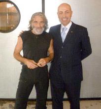 Mauro Corona e Massimo Gelati