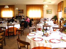 Sala del ristorante Pommeri