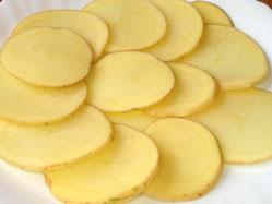 Tagli tondi delle patate