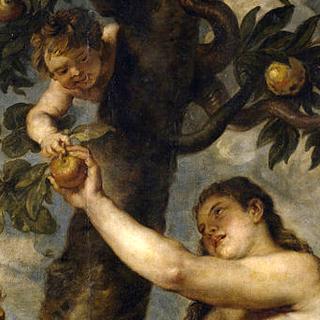 Dipinto: Eva e la mela