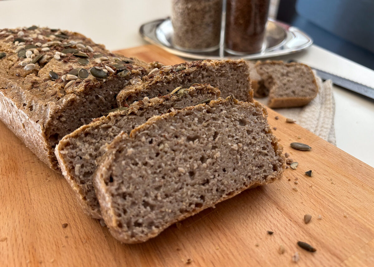 Pane al grano saraceno (senza glutine e con fermentazione naturale)