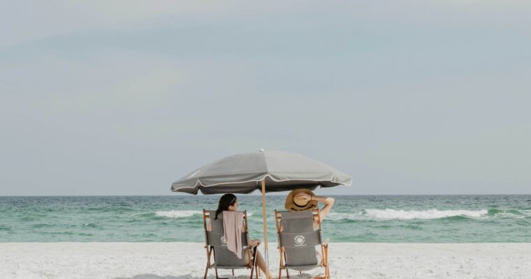 Ombrellone in spiaggia