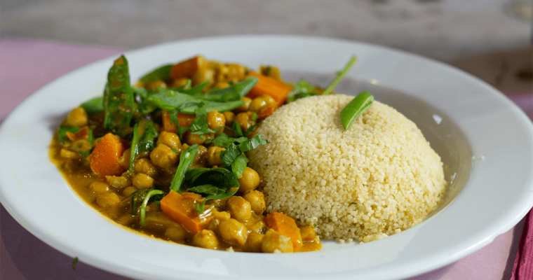 Curry di verdure con ceci