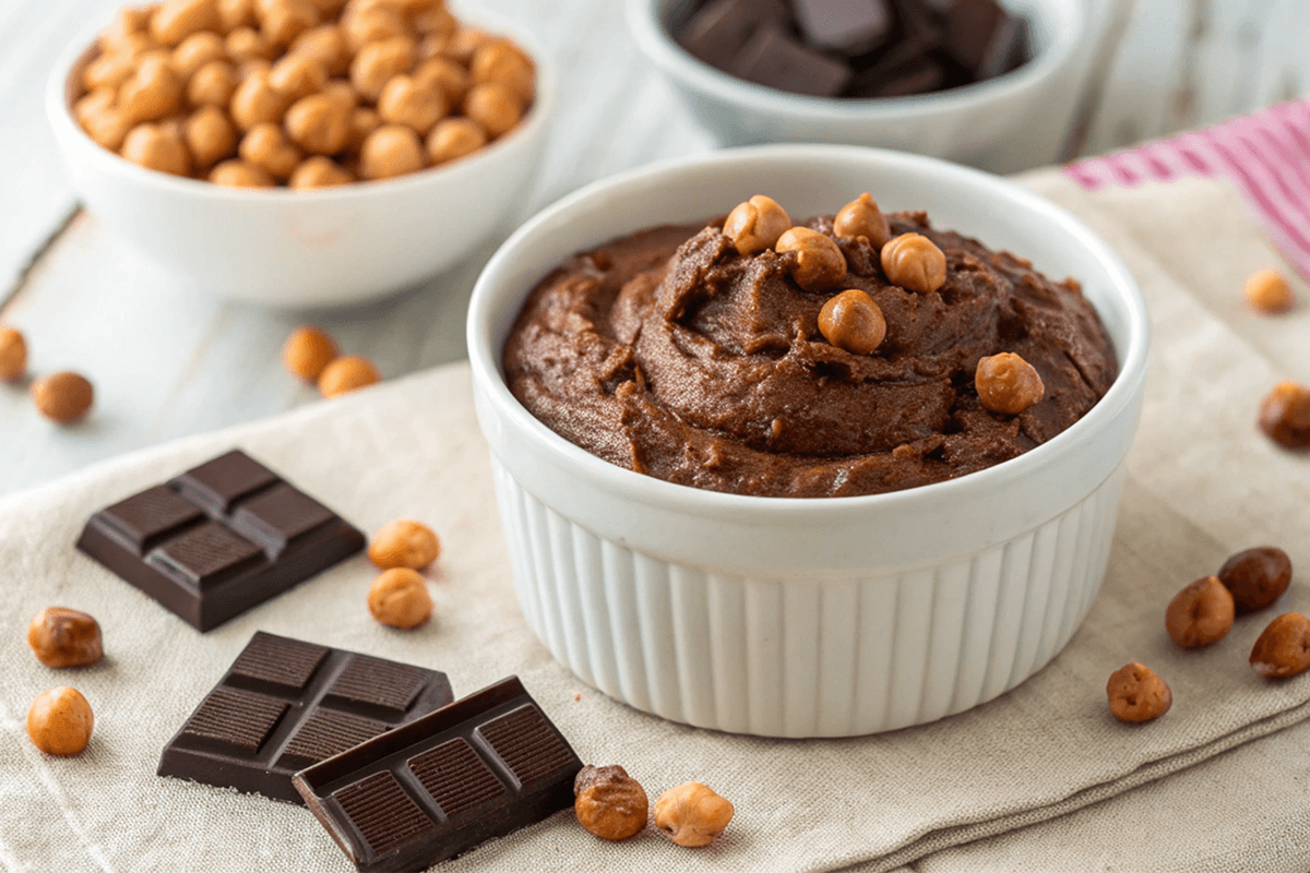 Hummus dolce al cioccolato